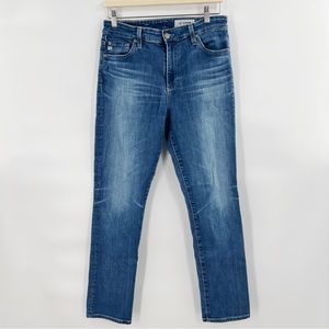 AG Adriano Goldschmied Mari high rise straight jeans